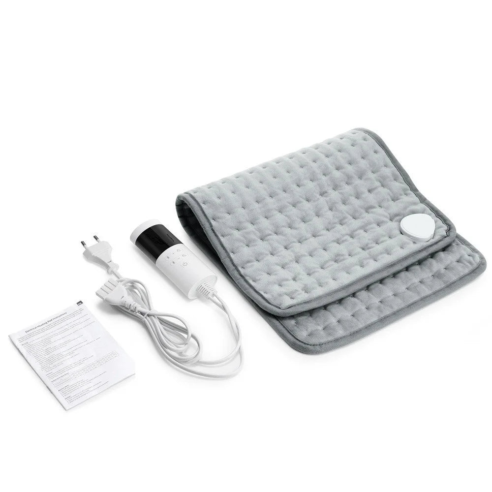Electric Heating Massage Pad, 9 Heat Levels, Constant Temperature, 4 Modes & Timer Function, Body Warming Heating Pad for Legs, Beauty World Shop