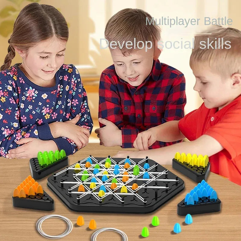 Chain Triangle Chess Splendor Duel Board Game Strategy Game for Kids and Adults Fun Family Game Logic Chess Track Tables Game Beauty World Shop