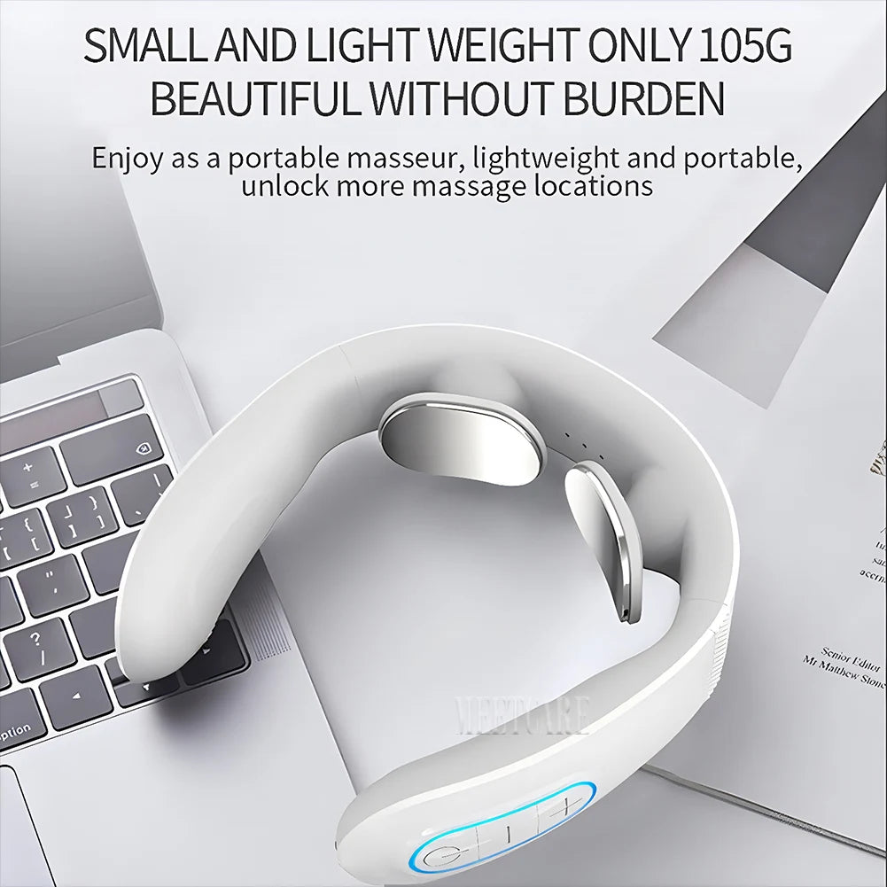 Pulse Neck Massager Electric Smart Cervical Massagers TENS Pain Muscle Kneading Massage Beauty World Shop