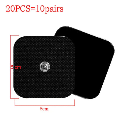 10/20PCS Electrode Pads Gel For Tens Acupuncture Massage Machine Slimming Pulse Ems Muscle Stimulator Massager Sticker Beauty World Shop