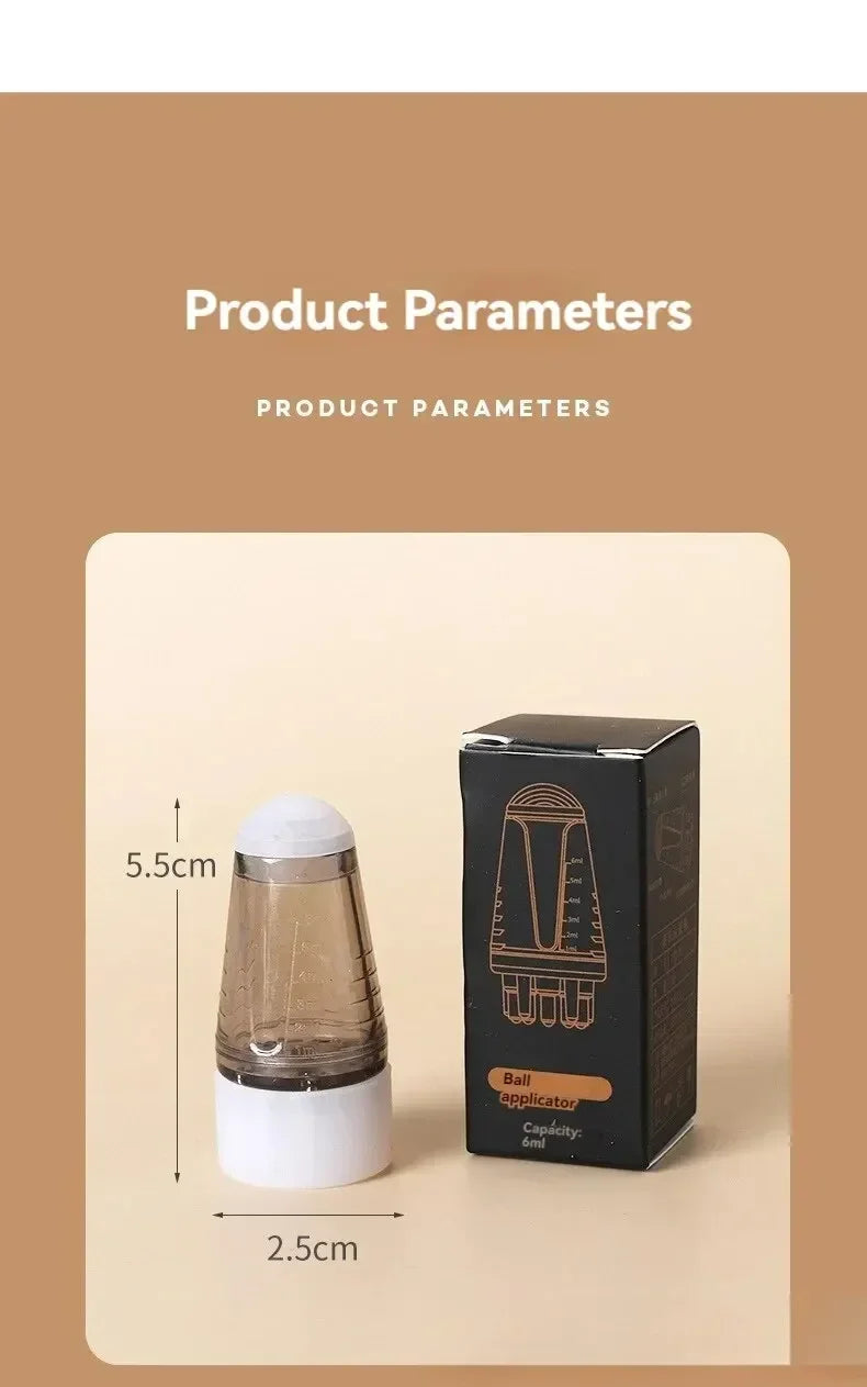 Scalp Applicator Hair Regrowth & Styling Solution Guide Comb Hexagon Head Oil Roller Ball Massage Comb Massage Relaxation Tools Beauty World Shop