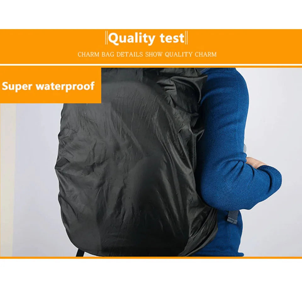 KoKossi 20L-80L Backpack Rain Cover Mountain Climbing Reflective Outdoor Waterproof Bag Camping Hiking Bag Dust Cover Woman Men Beauty World Shop