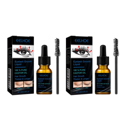 Eyebrows Natural Thick Slender Curl Curl Moist Natural Castor Oil Growth Liquid Serum Extension Eyelash Female Makeup Product Beauty World Shop