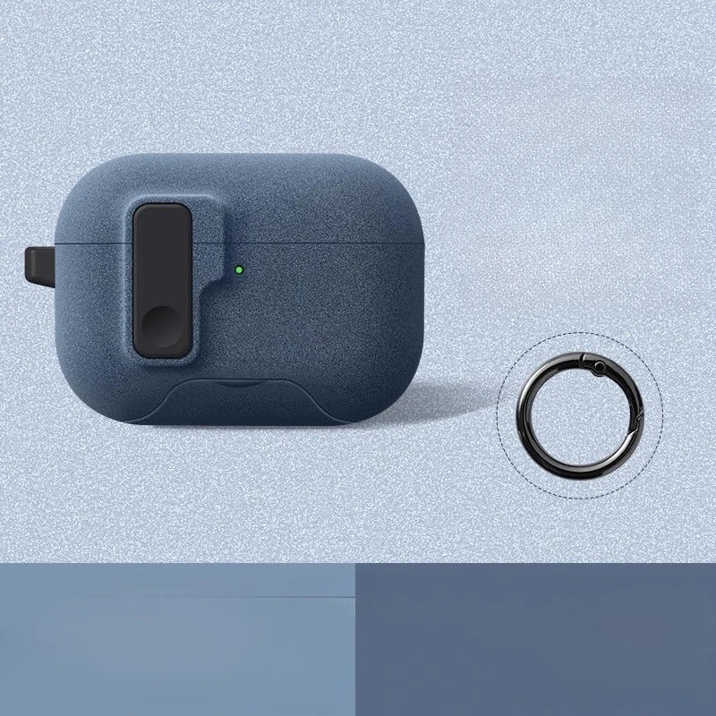 2025 Case For AirPods Pro 3 Magnetic Automatic Lock Cases Phone Stand Headphone Cover For AirPods Pro 3 Pro3 Fundas With Hook ﻿