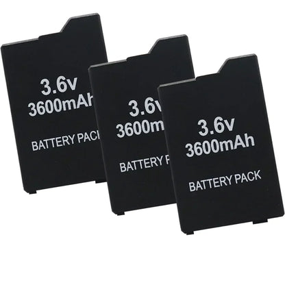 3600mAh for SONY PSP2000 Handheld Game Console Backup Battery Pack 2400mAh for SONY PS Lite PSP-2000 PSP-3000 PSP-3004 Batteries