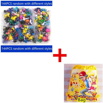 1-144 PCS Gift Box Christmas Gift Action Figure Toys Genuine  Anime Figure Toys For Children Beauty World Shop
