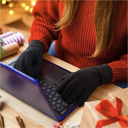 Warm Winter Gloves Polar Fleece Cold Weather Gloves Touch Screen Women and Men Thermal Gloves for Running Hiking Beauty World Shop