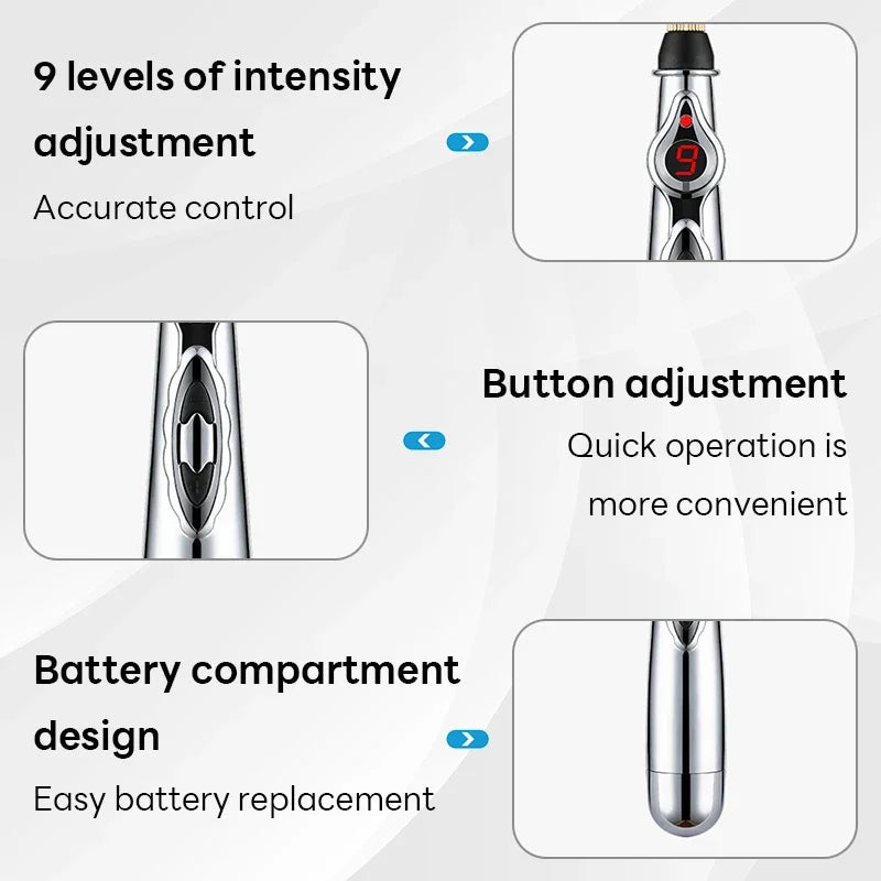Electronic Acupuncture Pen Acupuncture Point Meridian Energy Meridian Massage Acupuncture Acup Pain Relieving Health Care Tool Beauty World Shop
