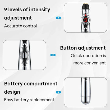 Electronic Acupuncture Pen Acupuncture Point Meridian Energy Meridian Massage Acupuncture Acup Pain Relieving Health Care Tool Beauty World Shop