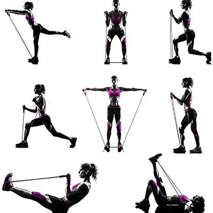 Resistance Bands With Handles, Exercise Bands, Workout Bands With Handles For Men Women, Strength Training Equipment At Home Beauty World Shop