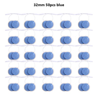blue 50pcs 32mm