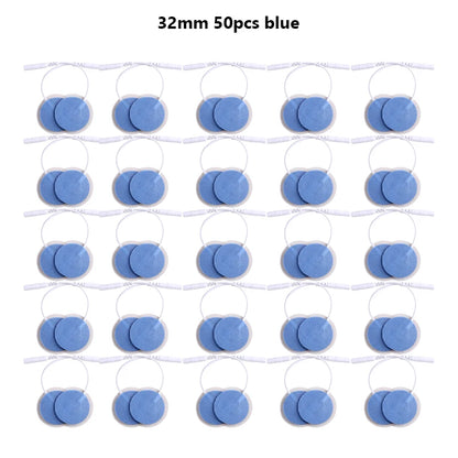 32mmNon-woven Fabric Self Adhesive Replacement Massage Patch Tens EMS Electrodes Pads for Muscle Electrostimulator Body Massager Beauty World Shop