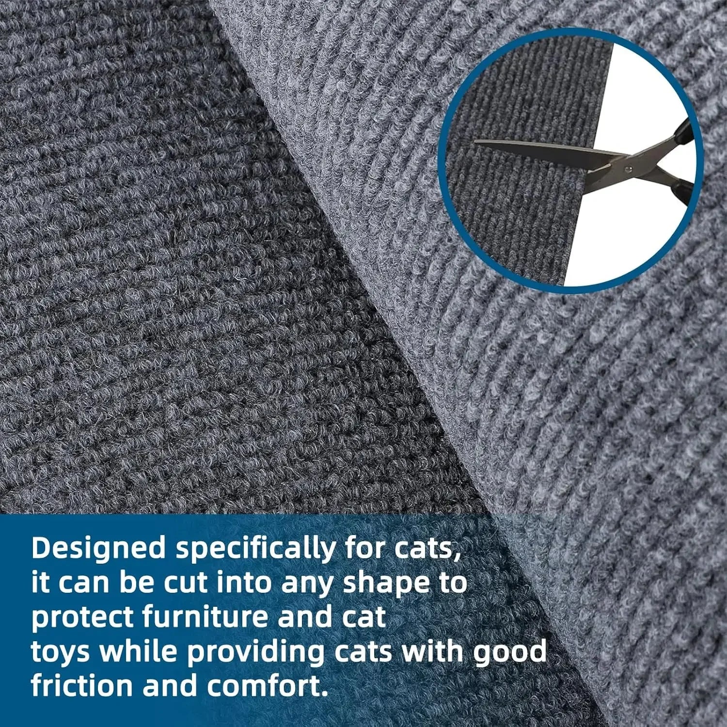 Anti Cat Scratch Sofa Cat Crawling Mat Sofa Protection Grinding Climbing Frame Self-adhesive Carpet Cats Scratch Board Cat Toys Beauty World Shop