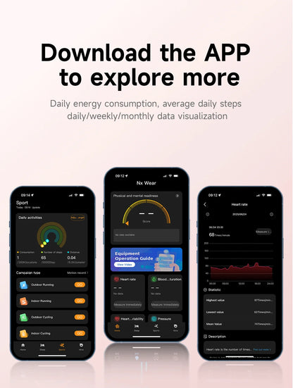 LIGE New Sport Fitness Tracker Smart Band Bracelet Heart Rate Blood Oxygen Sleep Monitor Pedometer Call Reminder Smartwatch 2025