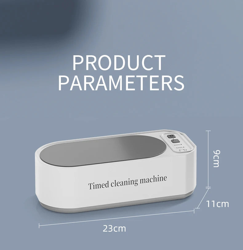 250mAh Ultrasonic Glasses Cleaning Machine Ultrasound Timed Jewelry Toothbrush High Frequency Ultrasonic Cleaner Bath 2026 Beauty World Shop