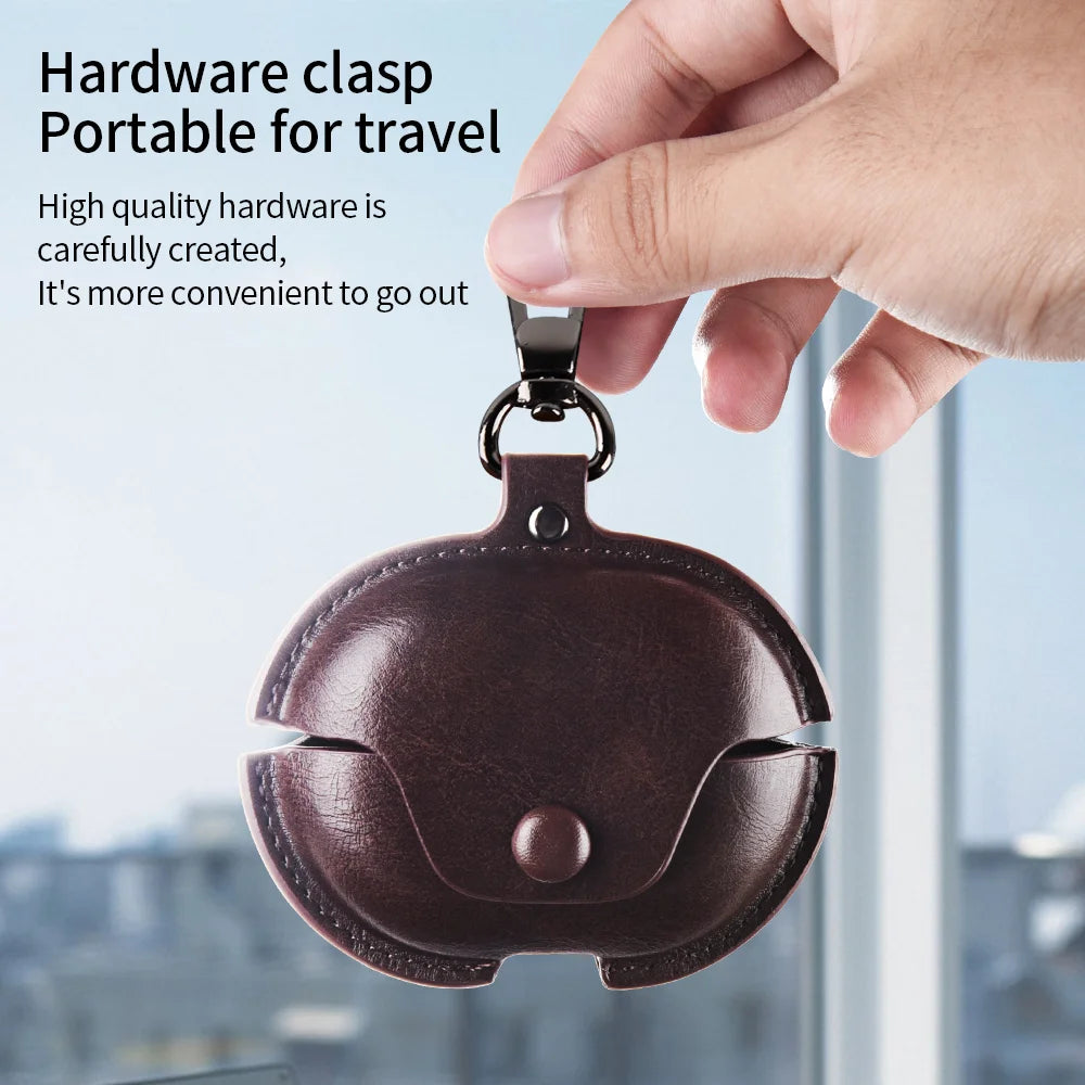 Leather Case For Huawei Freebuds Pro 2 3 4 5 FreeBuds 4i 5i 6i SE 2 SE 3 Cover For Huawei Freebuds 5 5i 4i Pro2 Pro3 Cases Funda