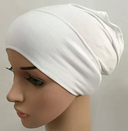 2020 soft modal inner Hijab Caps Muslim stretch Turban cap Islamic Underscarf Bonnet hat female headband tube cap turbante mujer Beauty World Shop