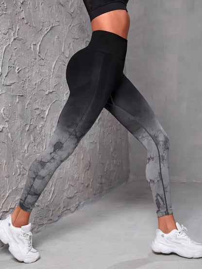 Yoga Pants Women Seamless Leggings Push Up Sports Fitness Joggings High Waist Gym Workout Scrunch Tie Dye Running Leggings Beauty World Shop