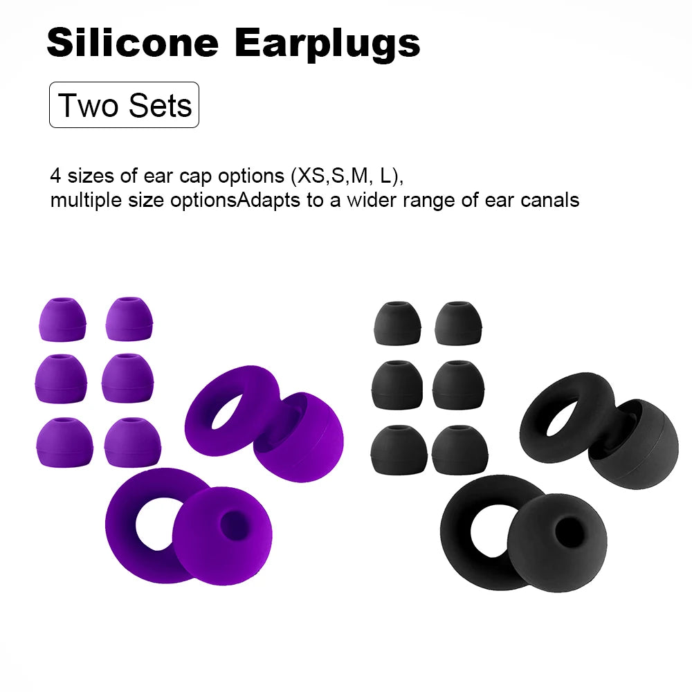 Silicone Earplugs for Swimming Sleep Noise Cancel Noise Reduction-Soundproof Reduce Disturbances -Quality loop Earplugs Beauty World Shop
