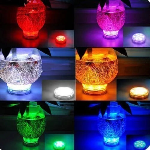USB Pool Lights Rechargeable Submersible LED Lights with Remote RF IP68 Underwater Waterproof Pond Light for Inground Pool Decor Beauty World Shop