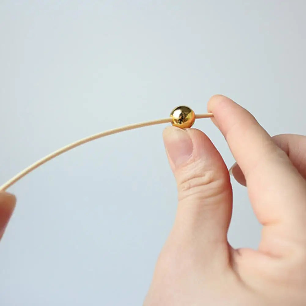 200/100/25Pcs Gold Pearl Cocktail Picks Food Fruit Picks Wedding Party Disposable Cake Dessert Cocktail Sticks Toothpick Skewer Beauty Trend Shop
