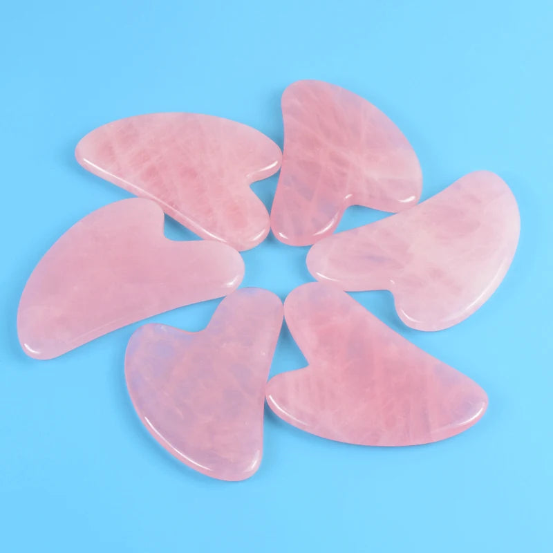 Natural Stone GuaSha Jade Facial Beauty Scraping Massage Tools Firm Skin Care Face Gua Sha SPA Physical Therapy Gue Che Roller Beauty World Shop
