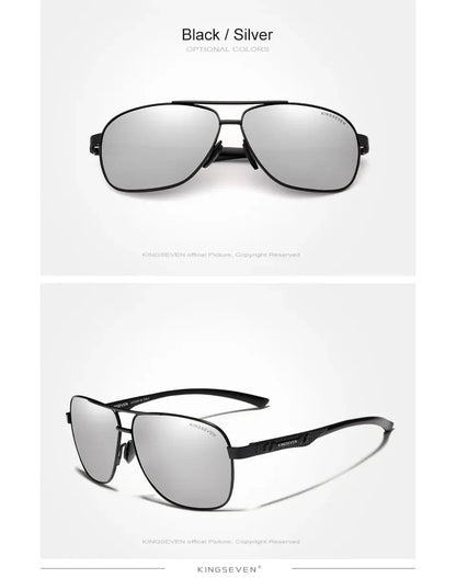 KINGSEVEN Polarized Aluminum Sunglasses Men UV400 HD Lens Pilot Eye Protection Photochromic Glasses Women Night Vision Eyewear Beauty World Shop
