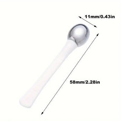 1pc Eye Roller Massage Stick Eye Cream Applicator Cosmetic Spatula Anti Wrinkle Facial Spoon Gold Alloy Face Thin Skin Care Tool Beauty World Shop
