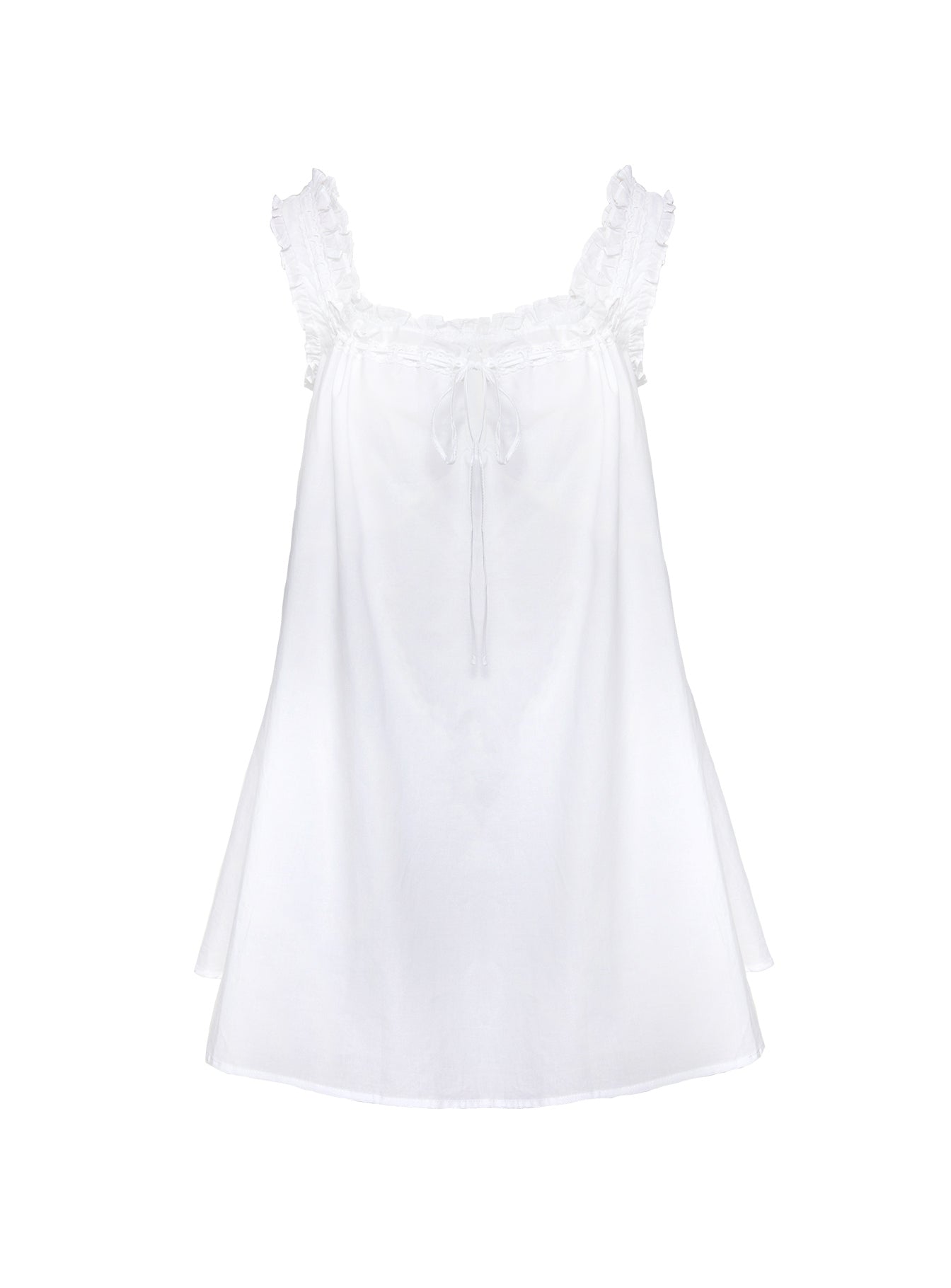 Swing Mini Dress White Petite Princess Polly