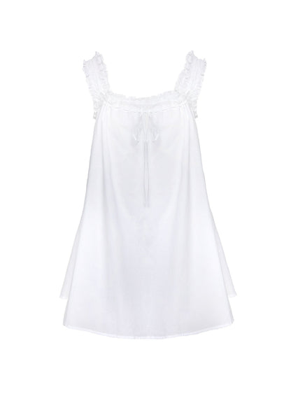 Swing Mini Dress White Petite Princess Polly