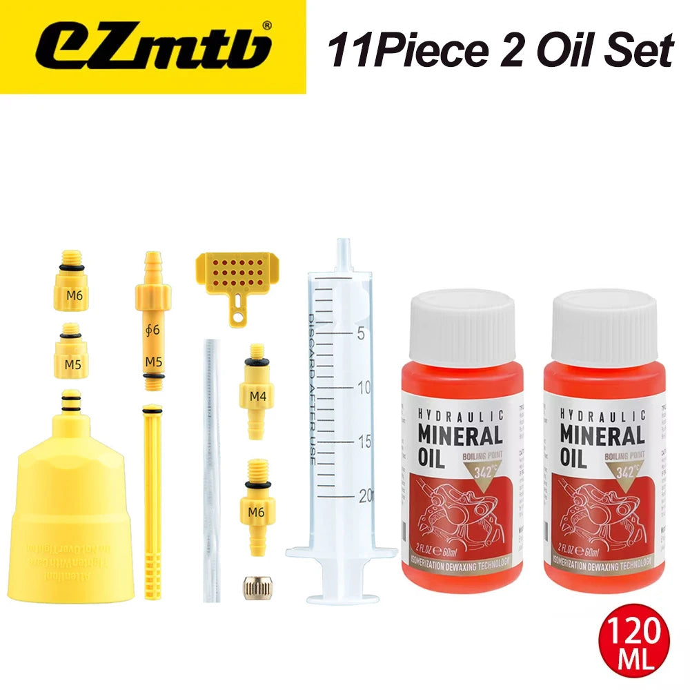 60～120ML Bicycle Brake Oil Bleed Kit Tools For SHIMANO,TEKTRO,Avid,Series MTB Road Bike Brake Repair Tool Beauty World Shop