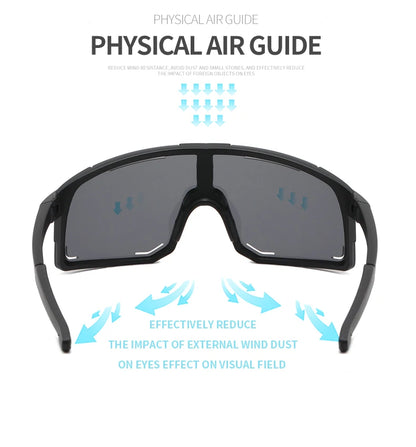 Cycling Sunglasses UV Protection Windproof Glasses For Men Women Polarized Lens Hiking Road Riding Bike Sport Glasses Eyewear Beauty World Shop