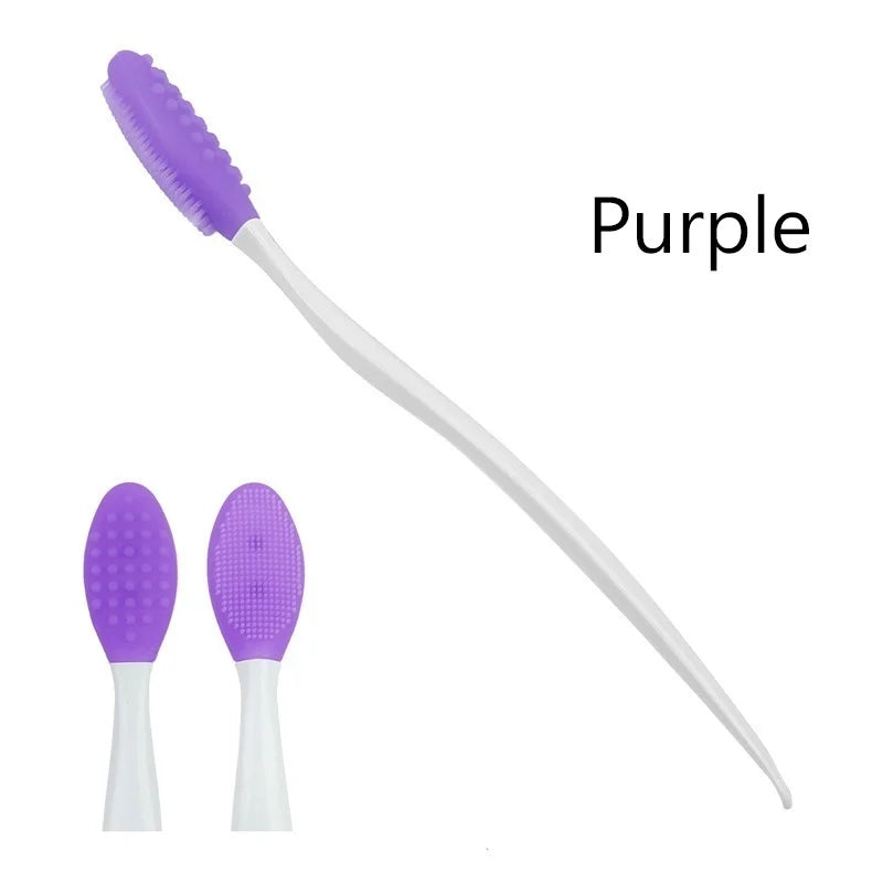 1PC/4PCS  Beauty Skin Care Wash Face Silicone Brush Exfoliating Nose Clean Blackhead Removal Brushes Tools With Replacement Head Beauty World Shop