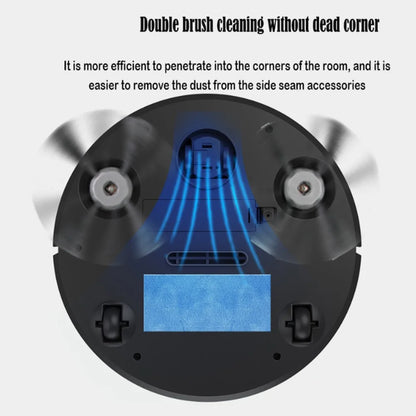 Robotic Vacuum and Mop Combo Automatic Cleaning Sweeping Machine USB Rechargeable Quiet Cleaning for Pet Hair Carpets and Floors