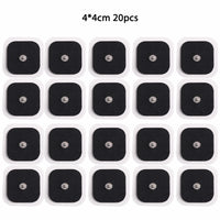 20pcs 4x4cm black