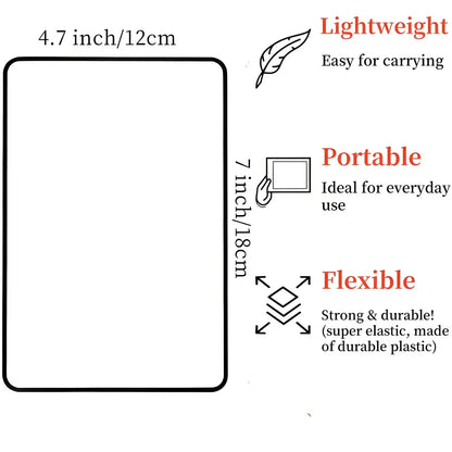 Full Page Large Sheet Magnifier Magnifying Glass Reading Aid Glass Page Magnifying Lens Reading Magnifier Beauty World Shop