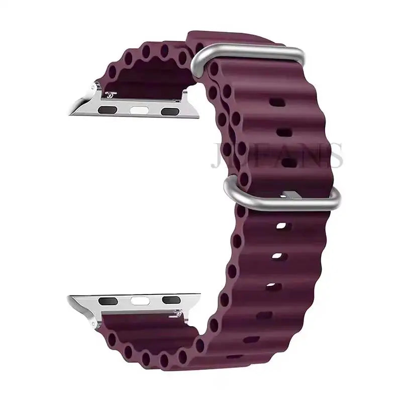 Strap For Apple watch ultra band 49mm 44mm 45mm 41mm 40mm 38mm 44 45 mm 1:1 Original Ocean belt iWatch series 9 10 8 7 se bands Beauty World Shop