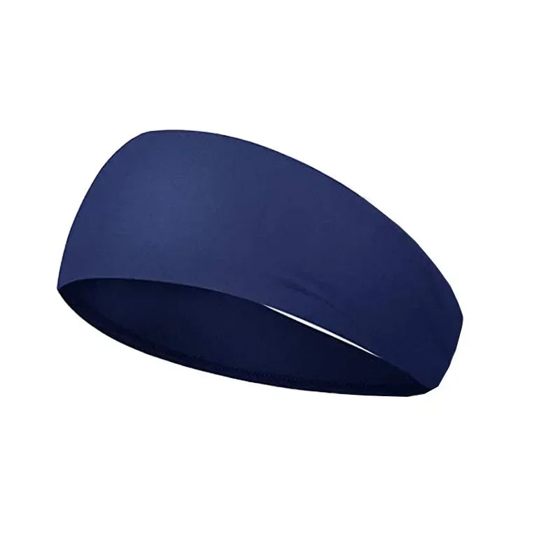 Sports Headbands Solid Color Elastic Non Slip Quick Dry Workout Fitness Yoga Unisex Hairband Sweatband Bandana Hair Accessories Beauty World Shop