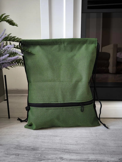 Foldable Drawstring Backpack, Lightweight, Simple and Fashionable Sports Backpack, Unisex Beauty World Shop