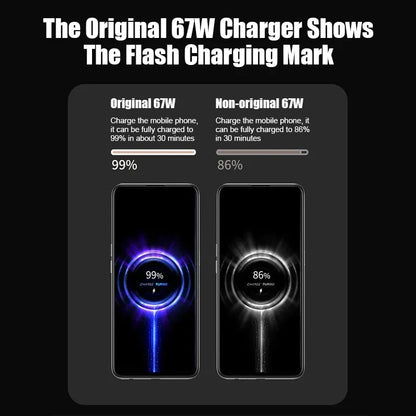 67W USB Fast Charger for xiaomi 14 13 12 11 10 Ultra Note 12T 13 Pro Turbo Quick Charge Type C USB Charging Cable Beauty World Shop