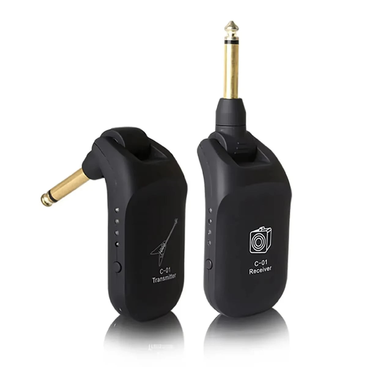 Miwayer A8 Wireless Guitar System Built in 4 Channels Wireless Guitar Transmitter Receiver for Electric Guitar Bass Violin Beauty World Shop