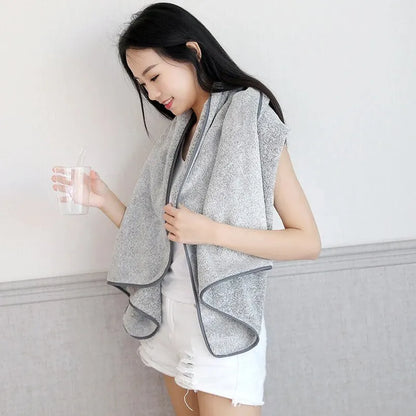 1PCS Thickened Bath Towels for The Body Microfiber Towel for Gym Sports Shower Robe for Spa Beath Home Beauty World Shop