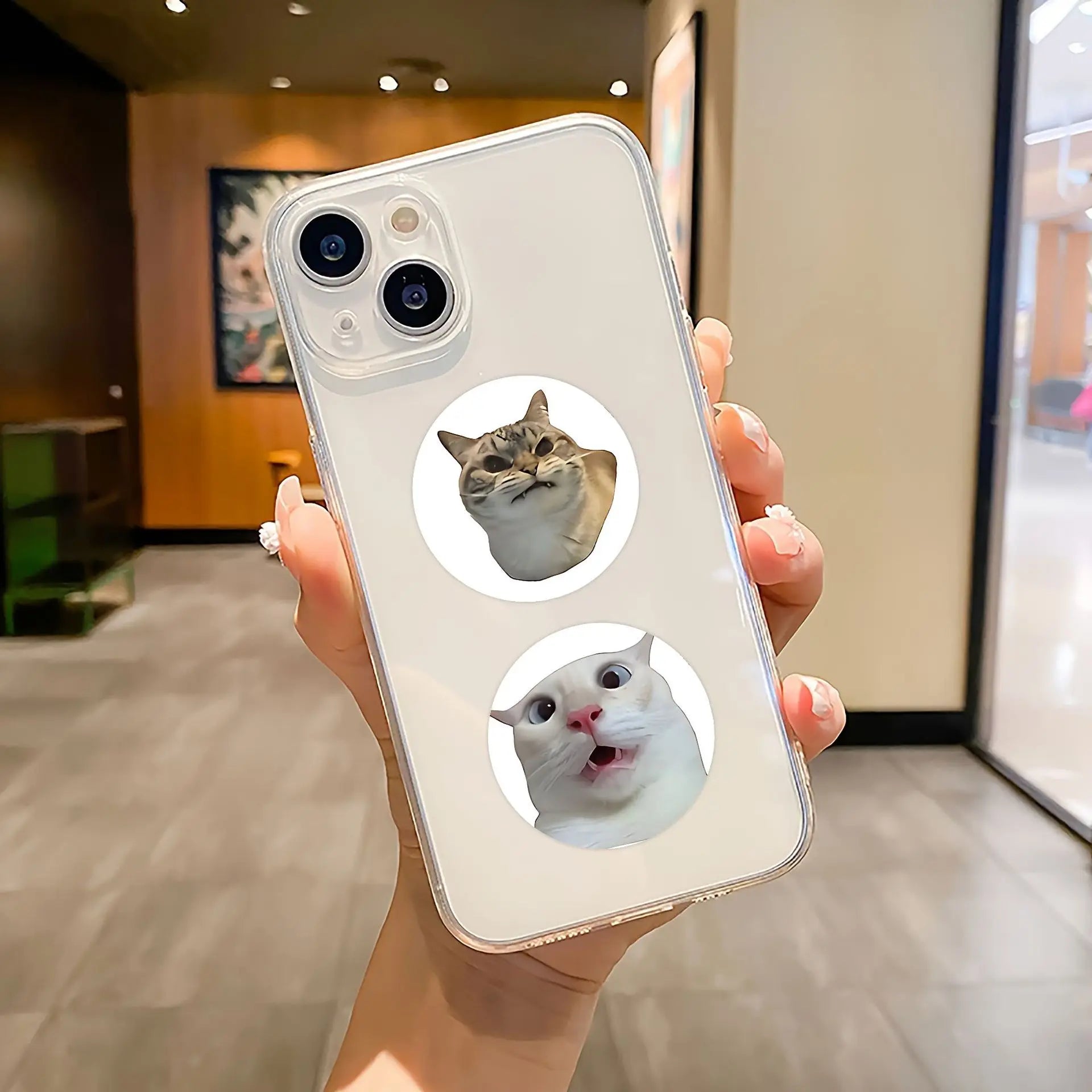 100pcs/500pcs Cartoon Meme Cat Stickers For School Reward Stickers Classroom Decor Encouragement Sticker For Student Teacher Beauty World Shop