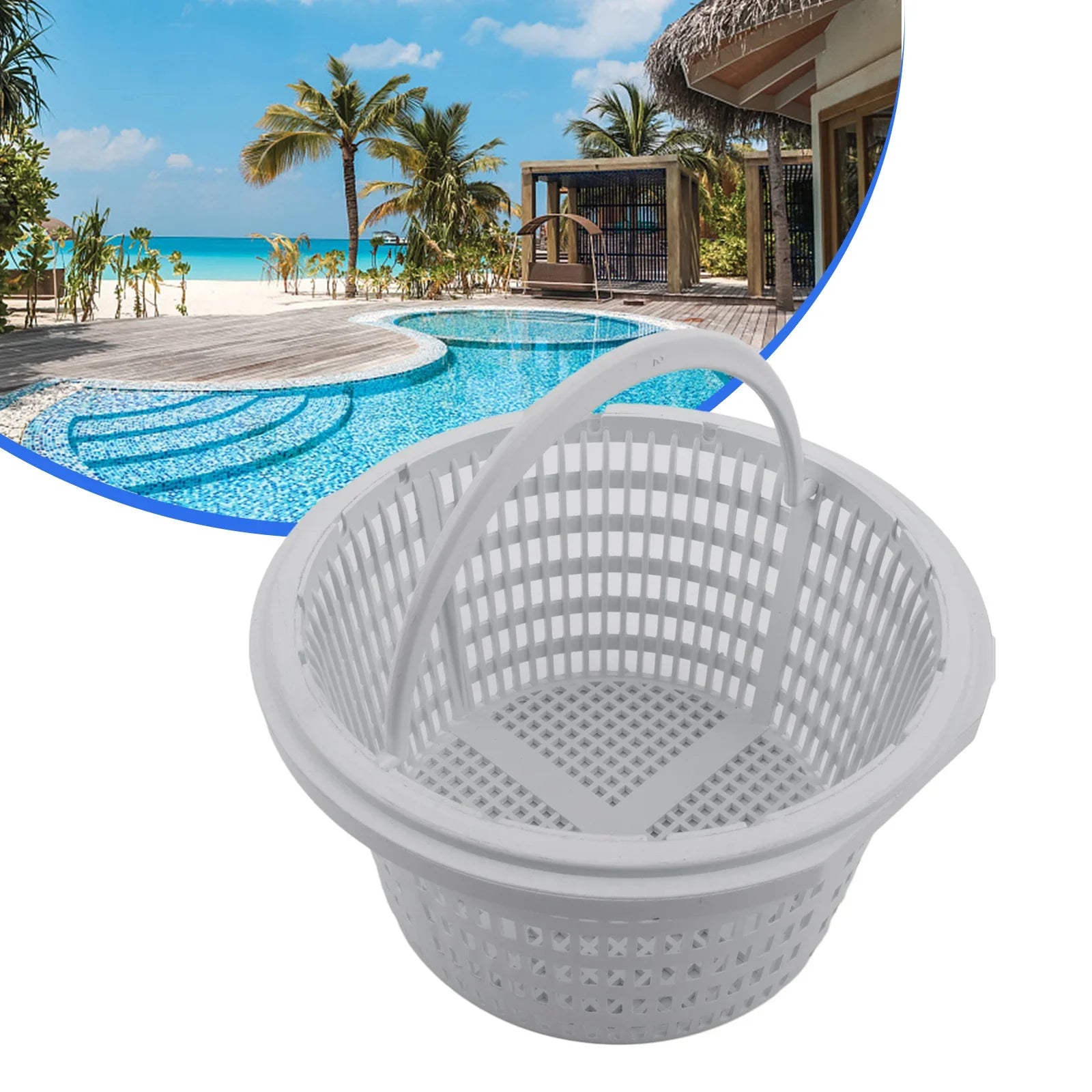 1Pc Skimmer Basket For Hayward Spx1091c SP1091LX SP1091WM Above Ground Pool Skimmer Basket Handle Garden Outdoor Hot Tubs Part Beauty World Shop