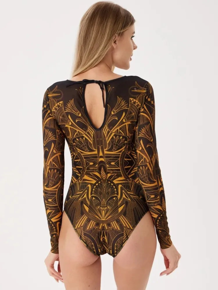 New High Waist Sexy Swimsuit Women Summer Bathing Suit Bikini Set Long Sleeve Swimwear Women Beach Swimming Suit For Female Beauty World Shop