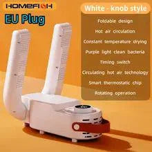 HOMEFISH Intelligent Shoe Dryer Quick Drying Deodorizing Sterilizing Adjustable Timer Household Shoe Warmer And Heater Beauty World Shop
