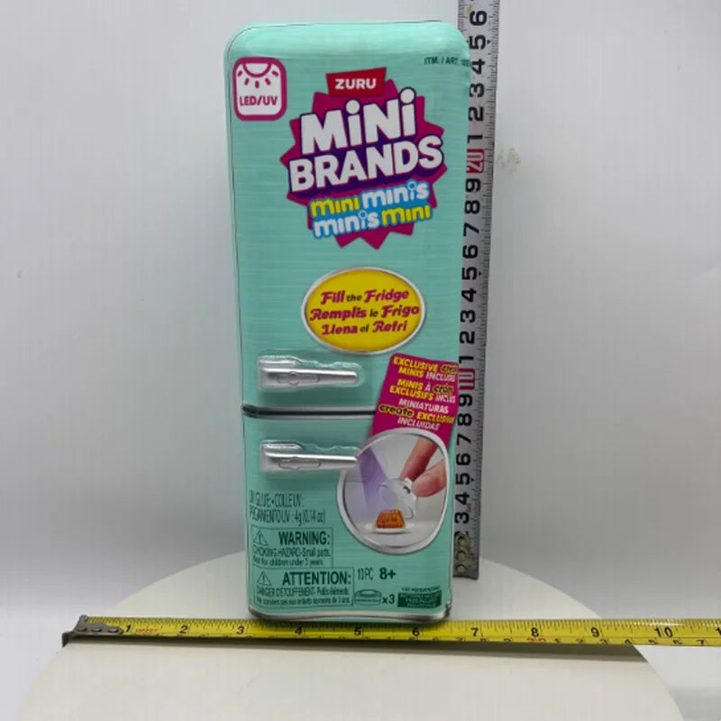 Mini Fridge Surprise Ball Mini Brands Miniature Figure Delicious Food Mystery Blind Box Toy Collectible Ornaments Kids Gifts Beauty World Shop