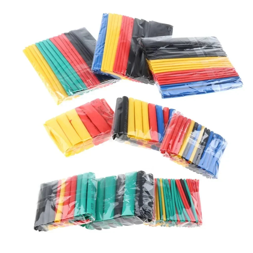 Heat Shrink Tube Kit Thermoresistant Tubing Heat Shrink Wire Wrapping Electrical Connection Cable Insulation Sleeved Protecter Beauty World Shop