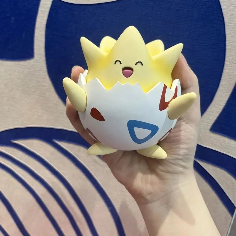 Kawaii Pokemon Happy Togepi Anime Figure Car Desktop Ornament Cute Model Doll Boys And Girls Toys Surprise Gift Collectible Beauty World Shop