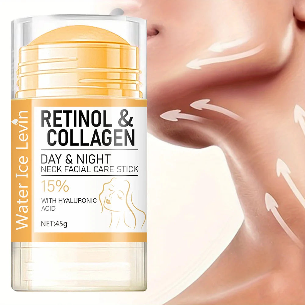 Retinol and Collagen Facial Neck Cream, Lifting Neck, Firming and Moisturizing Skin, Powerful Moisturizing Neck and Facial Skin, Brightening Neck Texture Beauty World Shop